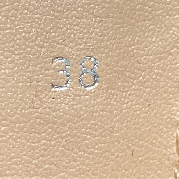 ZARA Sz 38 Patent Leather Studded Brogue Platform Slip On Shoes - Picture 8 of 12